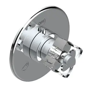 THG Panthere Cristal clair Переключатель встраиваемый, внешняя часть, цвет: хром