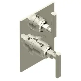 THG Les Ondes &agrave; manettes Смеситель для душа, термостатический, с переключателем на 2 потока, цвет: Matt nickel