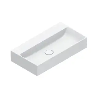 Catalano Premium Раковина 65х35см, подвесная, без отв., цвет: белый глянцевый