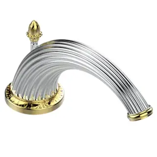 THG Malmaison Metal Излив для раковины, цвет: Хром/золото