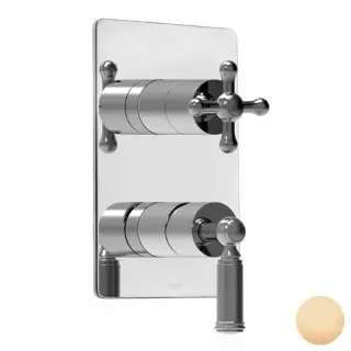 Bossini Liberty Смеситель для душа, встраиваемый, с переключателем на 5 источников, цвет: античная бронза