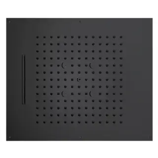 BOSSINI DREAM/3 Верхний душ 570 x 470 мм, 3 режима (дождь, каскад, туман), цвет: черный матовый