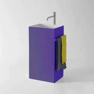 Antonio Lupi Fusto Раковина 45х35х85 см, без отв., напольная, цвет: Vino