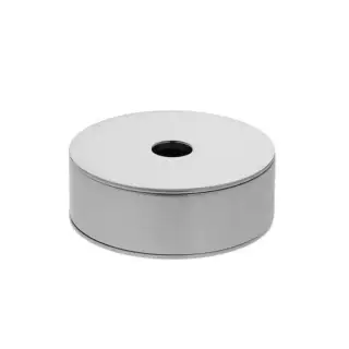 Oasis Defile Контейнер &Oslash;11х4.5см., настольный, гладкий, цвет: хром