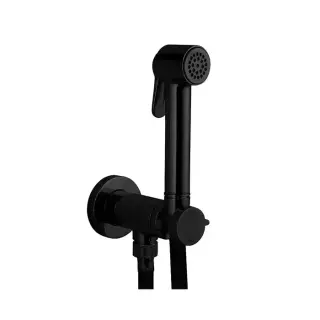 Bossini Paloma Brass Душевая лейка &Oslash;34 mm, с клапаном подачи, цвет: черный матовый