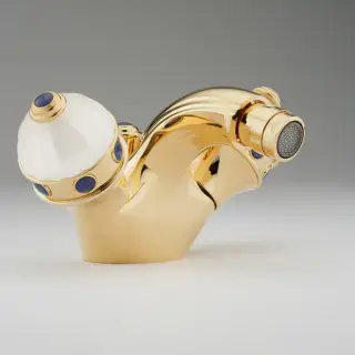 THG Cheverny Lapis Lazuli Смеситель для биде, 1 отв., цвет: золото/лазурит