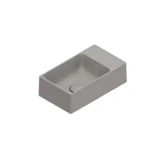 Catalano Premium Раковина 40x23см, без отв., цвет: Tortora Satinato