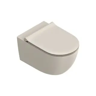 Catalano Sfera Унитаз подвесной 55x35см, безободковый, смыв Tornado, покрытие Twinglaze+, цвет: Sabbia Satinato