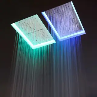 Antonio Lupi Meteo  Встраиваемый верхний душ  52x35x11см, с LED подсветкой, цвет: белый