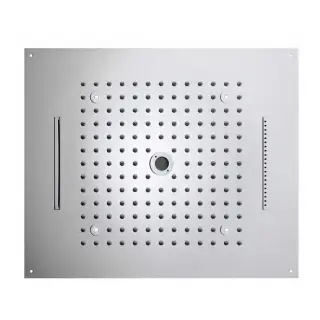 BOSSINI DREAM/4 Верхний душ 570 x 470 мм, 4 режима (дождь, каскад, водопад, моноструя), с 4 LED (белый), блок питания/управления, цвет: хром