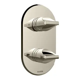 Bossini Apice Смеситель душа, встраиваемый, термостатический, цвет: Brushed Nickel