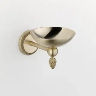 THG Malmaison Metal Мыльница металлическая, подвесная, цвет: Soft matt gold