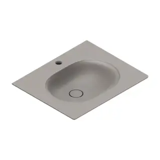 Catalano Sfera Раковина консоль 60x50см, с 1 отв., цвет: Tortora Satinato