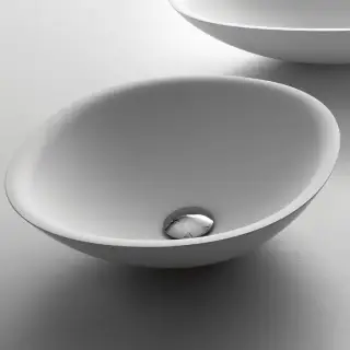 Antonio Lupi Servo Раковина 45х45 см, без отв., накладная, цвет: белый