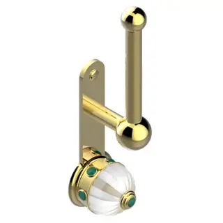 THG Amboise Malachite Держатель туалетной бумаги, подвесной, цвет: золото