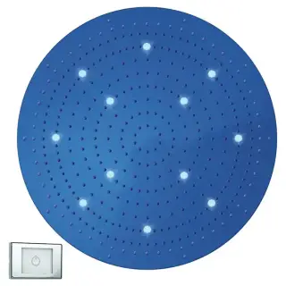 BOSSINI DREAM-XL OK Верхний душ &Oslash; 1000 мм, с 12 LED RGB, блок питания/управления, Cromoterapia, цвет: хром