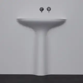 Antonio Lupi Calice Раковина 48х90 см, без отв., цвет: белый