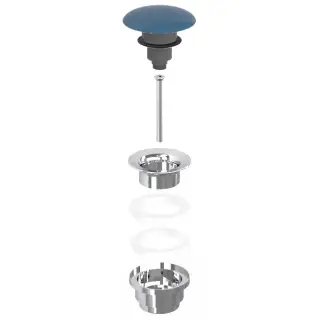 Донный клапан Cielo PIL01.OL OLTREMARE/хром