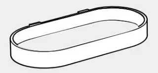 Полка для ванной Cielo ACSO.NM матовый черный