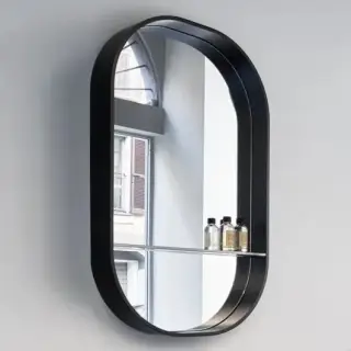 Зеркало для ванной Cielo Eos-C SPEOML.NM Matt Black