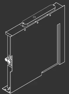 Короб для смесителя встраиваемый в борт
