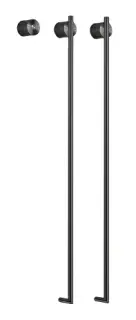 Полотенцесушитель электрический CEA EQUILIBRIO EQB32KDL = TRS01+SEL02(x2шт.)+BOT03 BLACK DIAMOND POLISHED