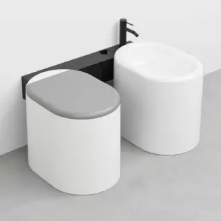 Полка для ванной Cielo ITACA ITMBWDX.NM цвет-матовый черный