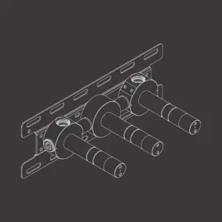 Встраиваемая часть смесителя