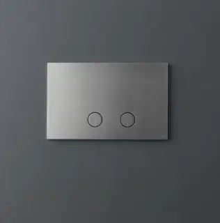 Клавиша смыва для встраиваемого бачка 24.5*0.4*h15.5, сталь матовая