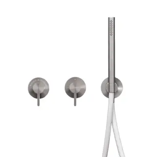 Смеситель для душа CEA INNOVO INV60WS матовая сталь/белый шланг