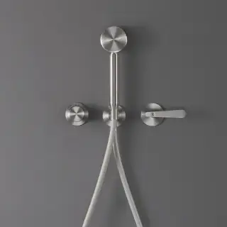 Смеситель для душа CEA LUTEZIA LTZ32WL сталь глянцевая/белый