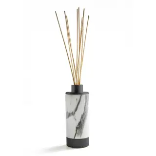 3SC Apuana 2.0 Ароматический диффузор, цвет: White Statuario Marble/Matt Black Nickel AP01PACFM