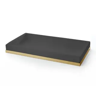 3SC MooD Deluxe Black Лоток универсальный, настольный, цвет чёрный матовый золото MDN66AGD
