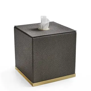 3SC Milano Контейнер для салфеток, 14х14хh14 см, настольный, цвет золото Lucido ML71AGD