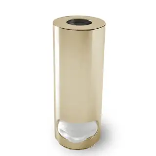 3SC Metal TonDa Контейнер для ватных дисков, настольный, цвет: золото Lucido MET47AGD