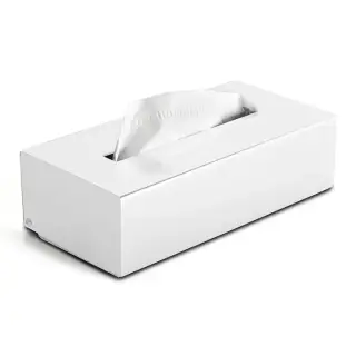 3SC Metal TonDa Контейнер для бумажных салфеток, 26х13хh7 см, цвет белый матовый MET70ABO