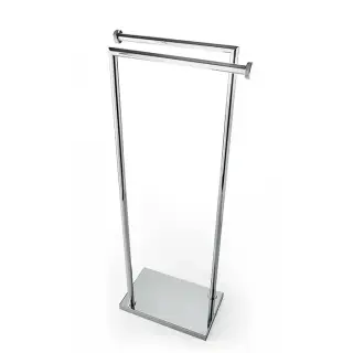 3SC Ribbon Напольная стойка с 2 полотенцедержателями 30х18хh83см, цвет хром RB50SL