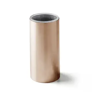 3SC Metal TonDa Стакан для зубных щеток настольный, стеклянный матовый, цвет: oro rosa opaco MET03AGDRM