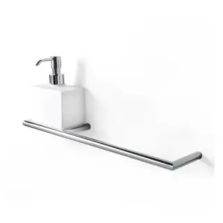 3SC Guy Полотенцедержатель и дозатор слева, подвесной, цвет белый матовый хром GU10DSXSL