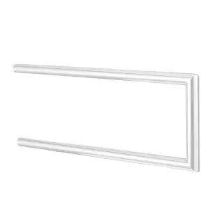 3SC Guy Полотенцедержатель двойной, неповоротный, плечо 30см, цвет белый матовый GU29BO