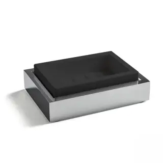 3SC SK 3.0 Мыльница с керамической чашей, настольная, цвет: хром SK01ASL.NO