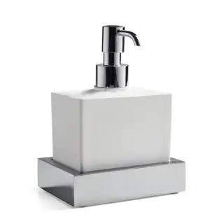 3SC SK 3.0 Дозатор для жидкого мыла, настольный, композитная колба, цвет: хром SK01DASL.BO