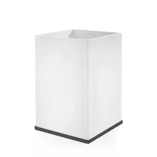 3SC MooD Deluxe Ведро, без крышки, 20х30х20 см, цвет белый матовый черный матовый MDW65ANO