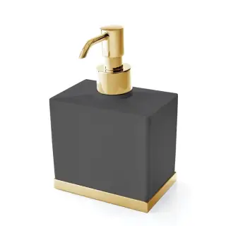 3SC Mood Deluxe Black Дозатор для жидкого мыла, настольный, цвет: черный MDN01DAGD