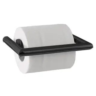 3SC Guy Держатель туалетной бумаги, без крышки, цвет: черный глянцевый GU06NR