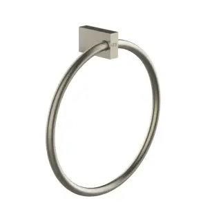 Gessi Inverso/Rettangolo Полотенцедержатель-кольцо 22,2 см, подвесной, цвет: finox brushed nickel 20909#149