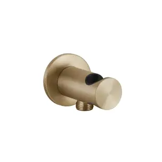 Gessi 316 Bath-Shower Держатель для лейки с выводом воды на 1/2, цвет: warm bronze brushed PVD 54161#726