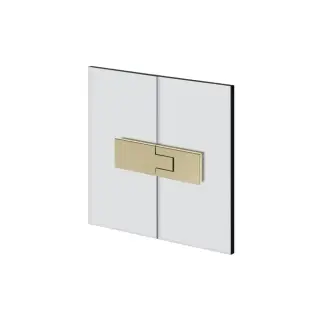 Gessi Shower Rigato Петля стекло-стекло 8-10мм, если вес двери превышает 50 кг, цвет: brass PVD 67503#710