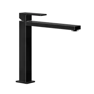 Gessi Rettangolo Смеситель для раковины с высоким изливом 21,3 cм, цвет: black metal PVD 11924#706