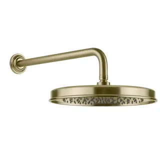 Gessi Venti20 Душевая головка 30cм для настенного крепления, цвет: brushed brass PVD 65149#727